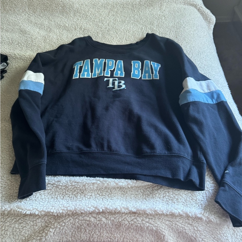 New Era Black and Blue Tampa Bay Sweatshirt